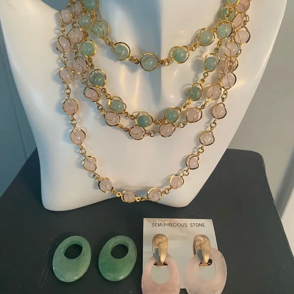 Vintage Earrings and Necklaces - Picture 2 of 12